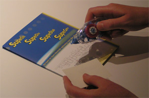 Glue tape roller